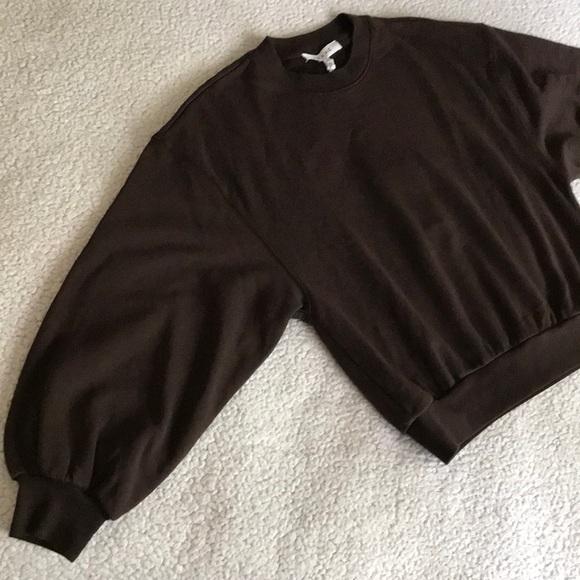 Frame balloon sleeve sweatshirt S New - Picture 9 of 16